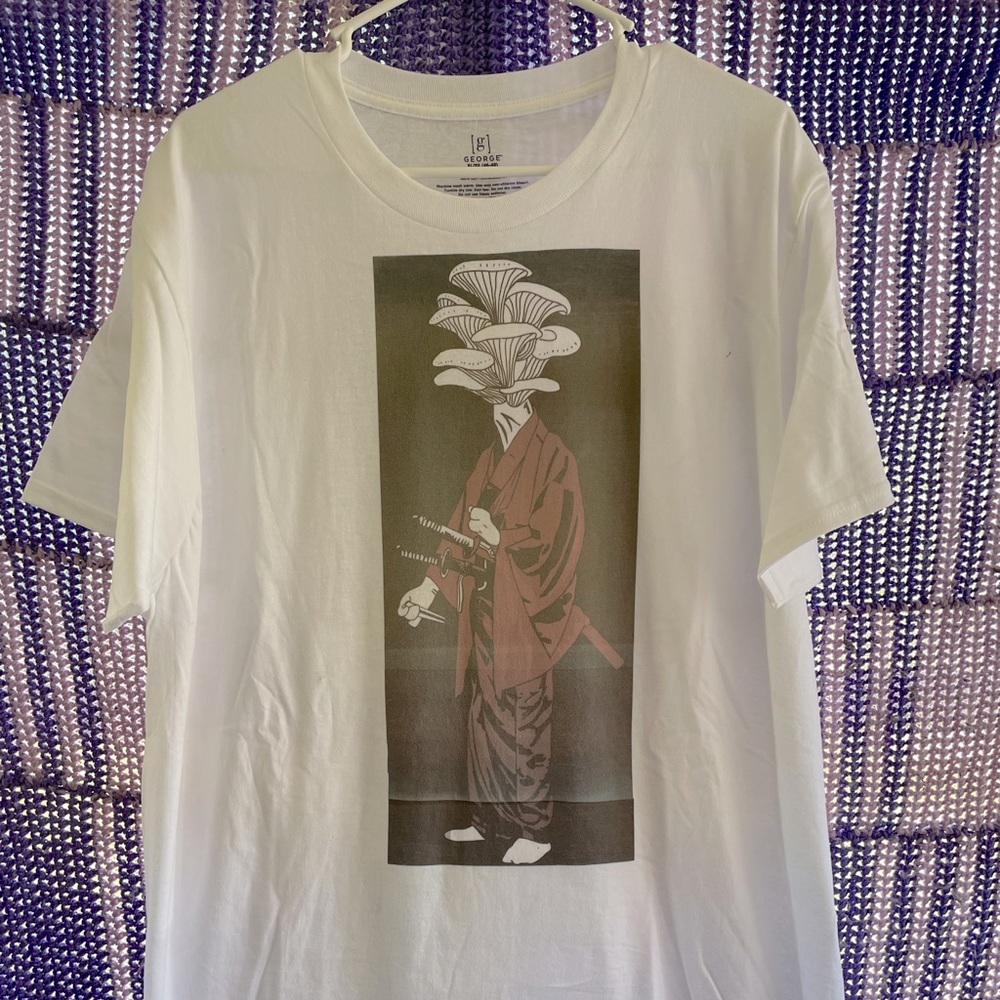 Mushroom samurai T-shirt